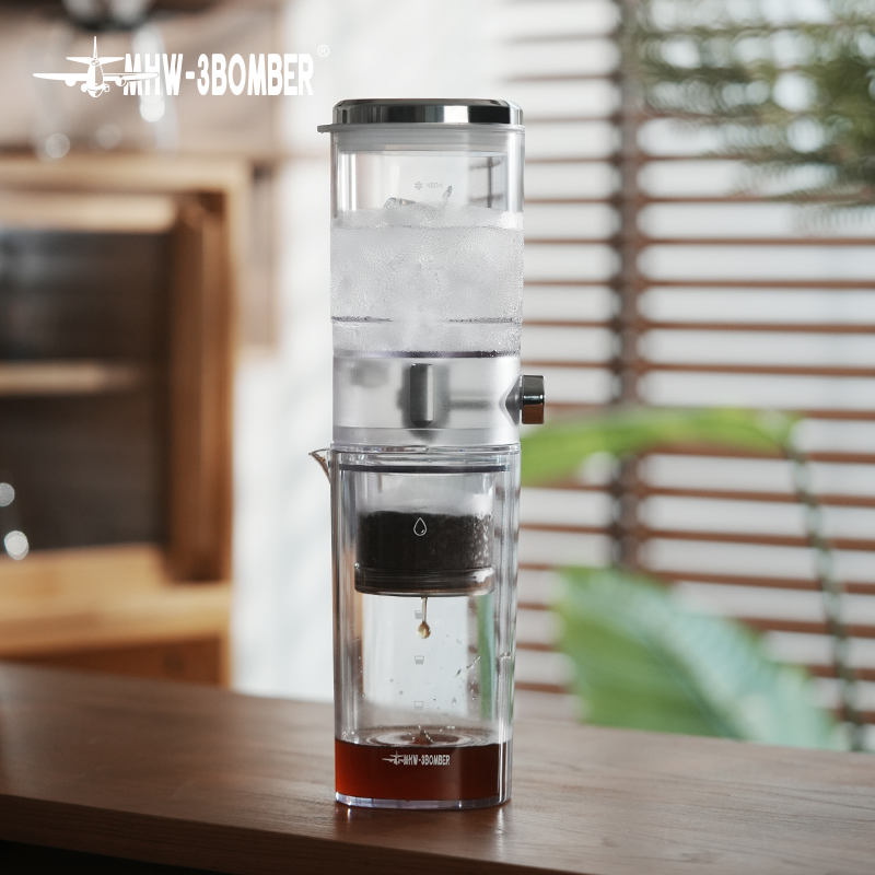 Coffee Equipment For Camping - MHW-3BOMBER アイスコーヒーメーカー 400ml コールドブリューワー ポータブル冷製コーヒーケトル ガラス製コーヒーピッチャー