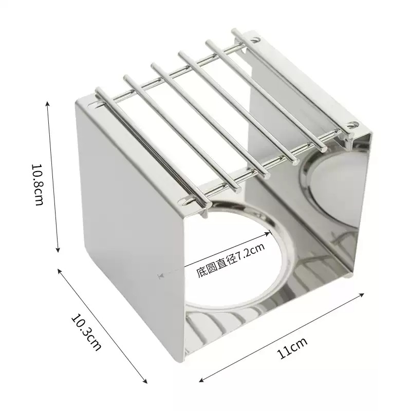 Coffee Equipment For Camping - ステンレス製の正方形コーヒーストーブスタンド、モカポットやアウトドア登山キャンプ用調理器具の安定したポットサポート