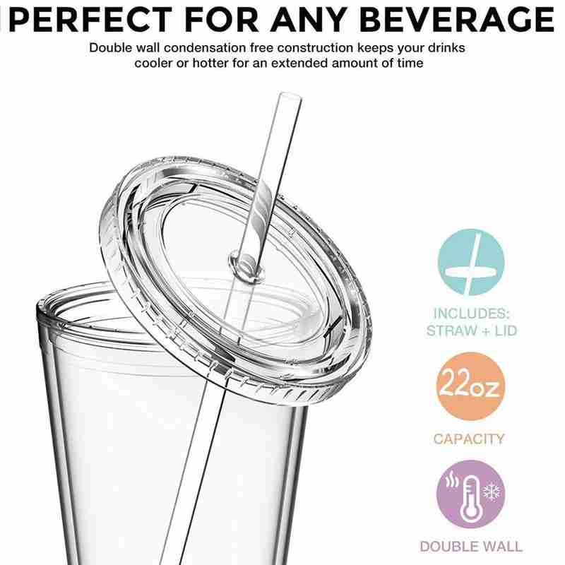 ガラス製のタンブラー、メイソンジャー型の水筒、蓋付き、ストロ - Espresso Shot Glass のレビューと価格