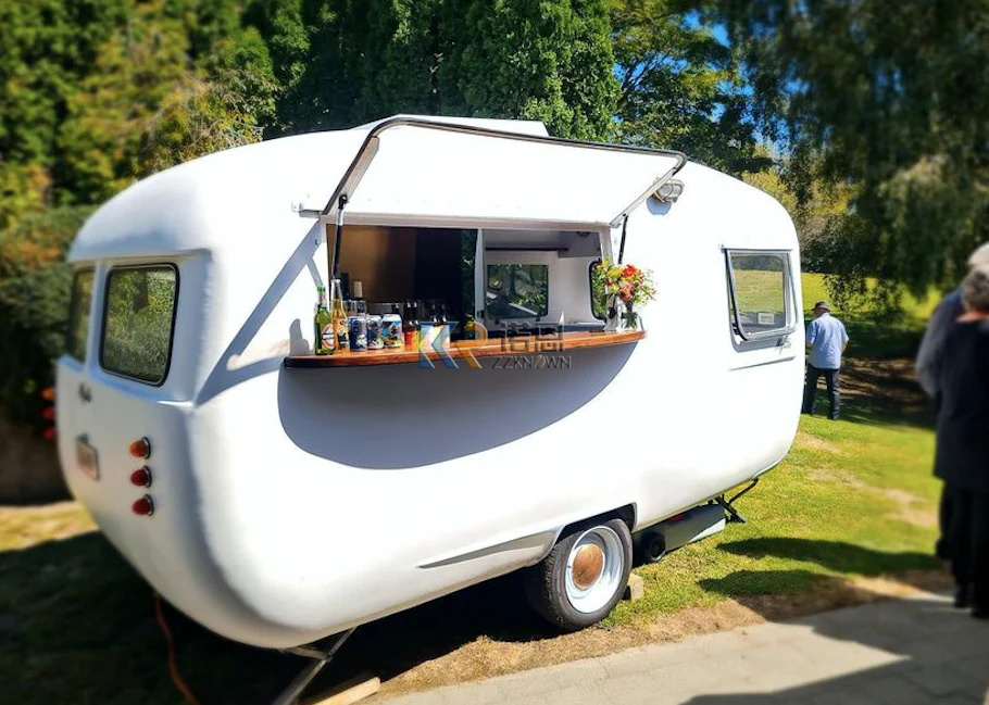 完全装備のキャラバンバー自動販売カート、モバイルフードトレー - Coffee Van Equipment のレビューと価格