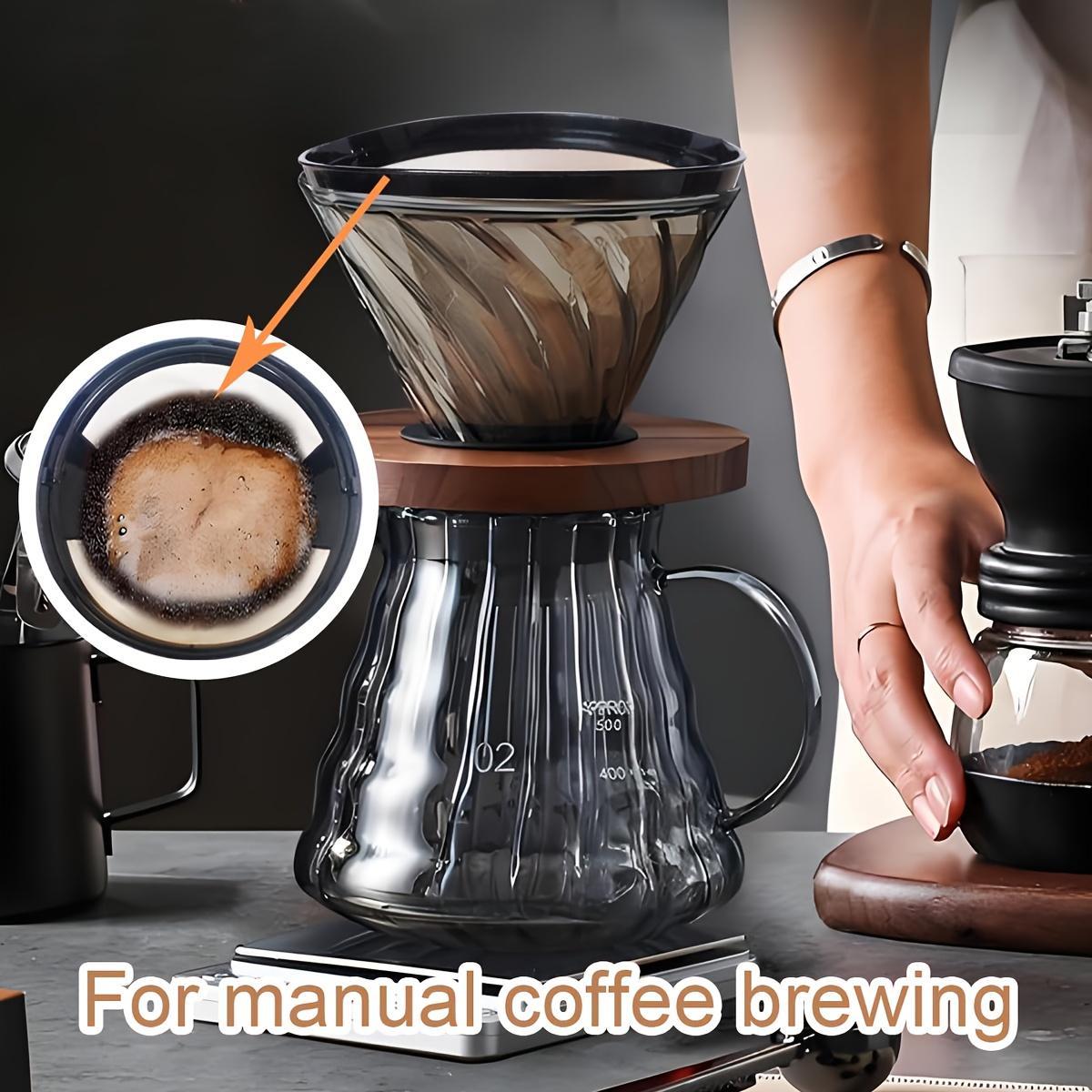 コーヒーフィルター 永久使用可能、コーン型金属製コーヒーフィ - Coffee Equipment Pour Over のレビューと価格