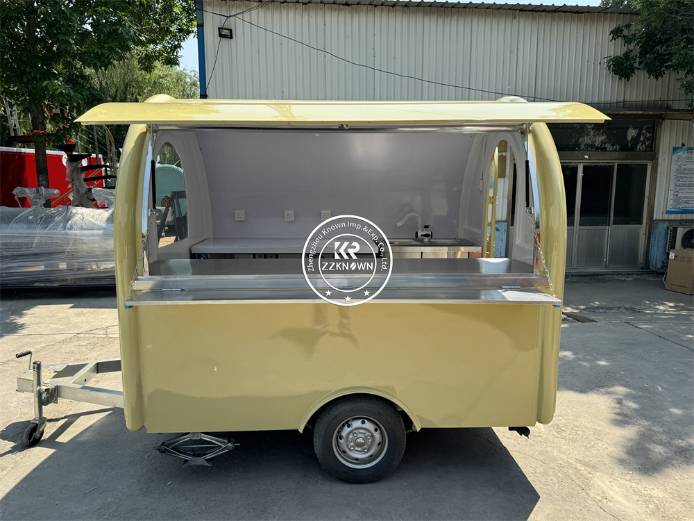 移動式フードトラックバン屋台スナックピザキオスクコーヒーアイ - Coffee Van Equipment のレビューと価格