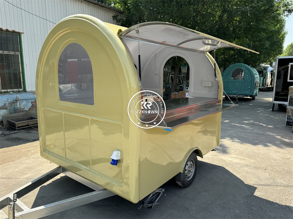 移動式フードトラックバン屋台スナックピザキオスクコーヒーアイ - Coffee Van Equipment のレビューと価格
