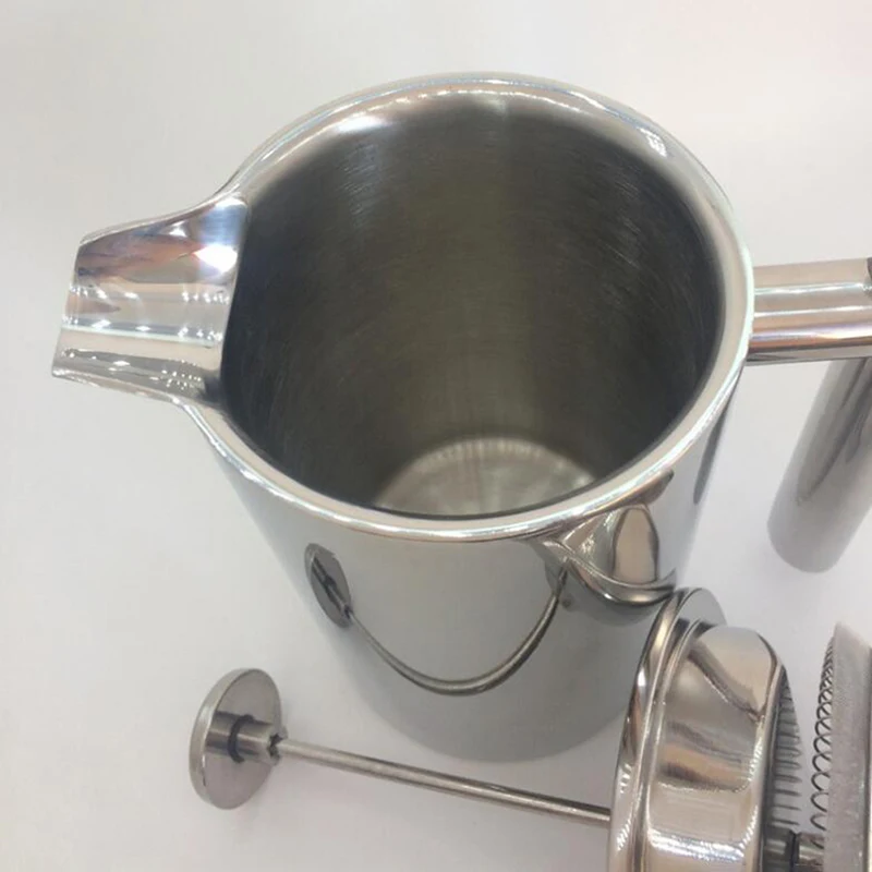 二重壁断熱コーヒーポットフィルター耐熱フレンチプレスコーヒー - Coffee Equipment For Camping のレビューと価格