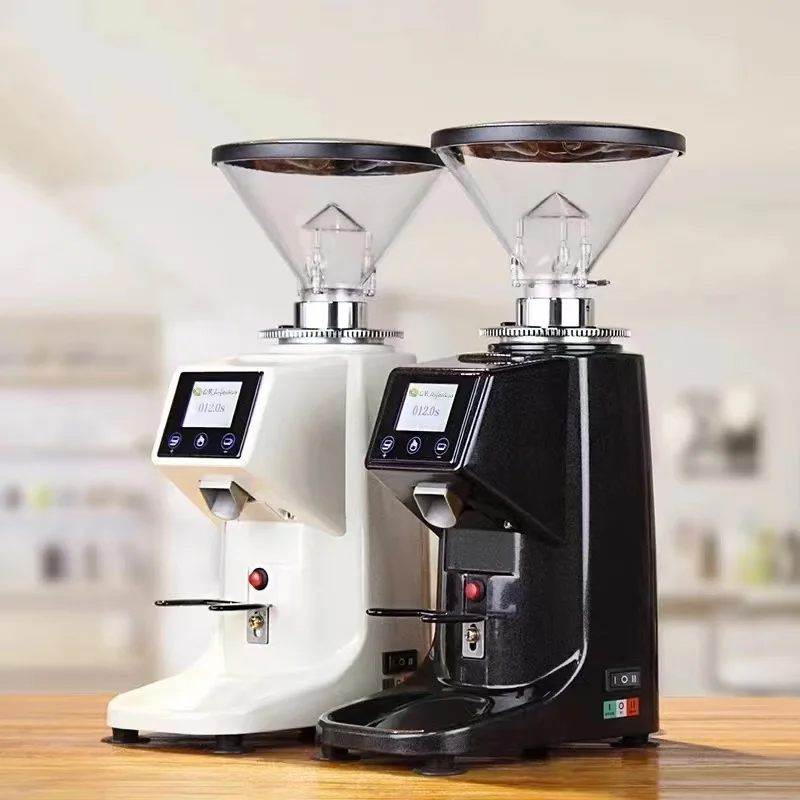 業務用自動60mmフラットバー式ステンレス鋼コーヒー豆グライ - Coffee Grinder Burr Flat のレビューと価格