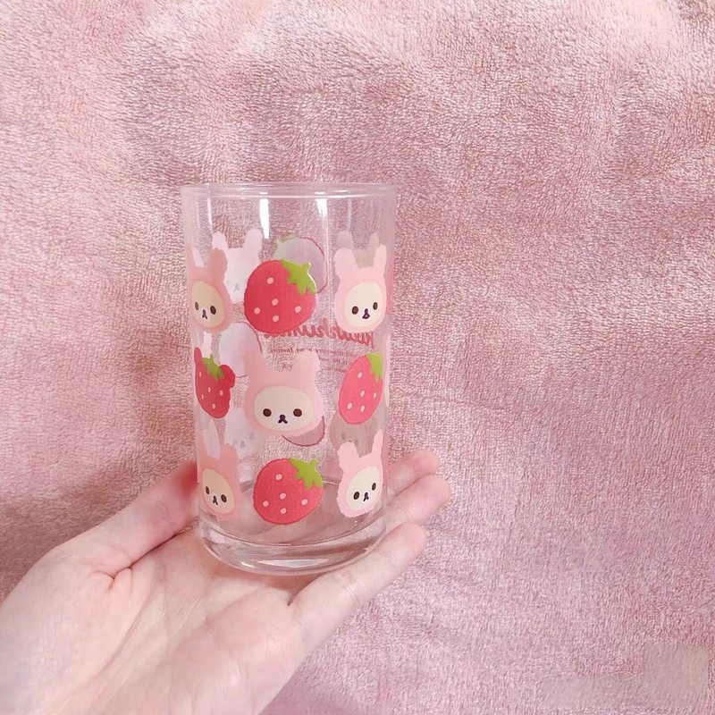 リラックマ ガラスカップ かわいい漫画のイチゴ柄 透明ドリン - Espresso Shot Glass のレビューと価格
