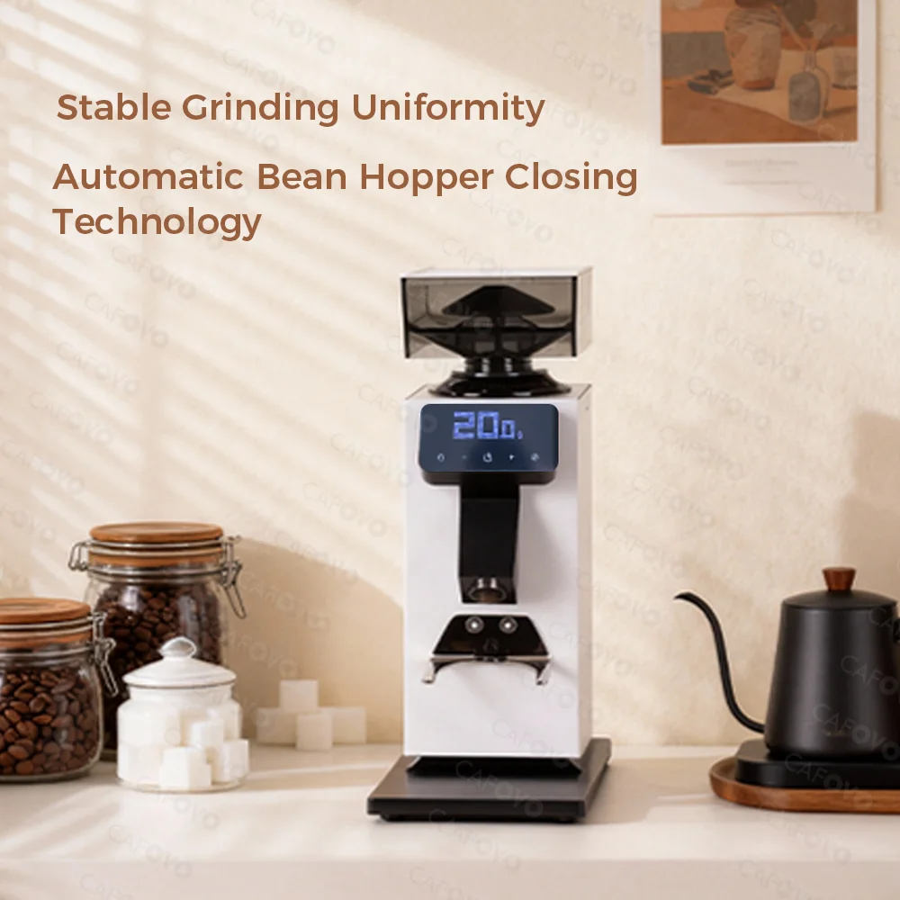 CAFOVO G964F タイムベースド・ドージンググライン - Coffee Grinder Burr Flat のレビューと価格