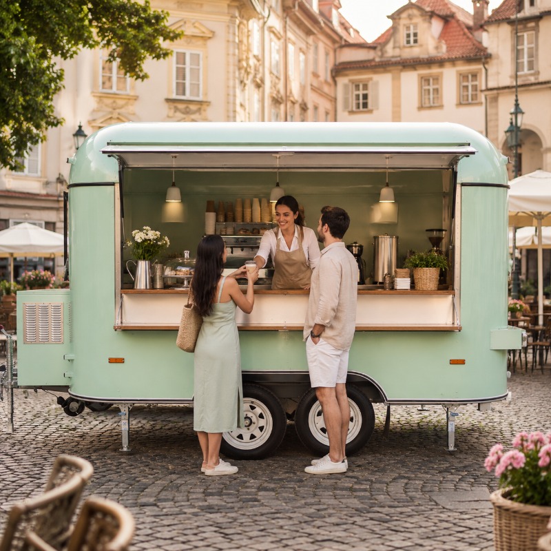 フードトラックキッチンカー、移動式屋台、カスタマイズ可能、フ - Coffee Van Equipment のレビューと価格