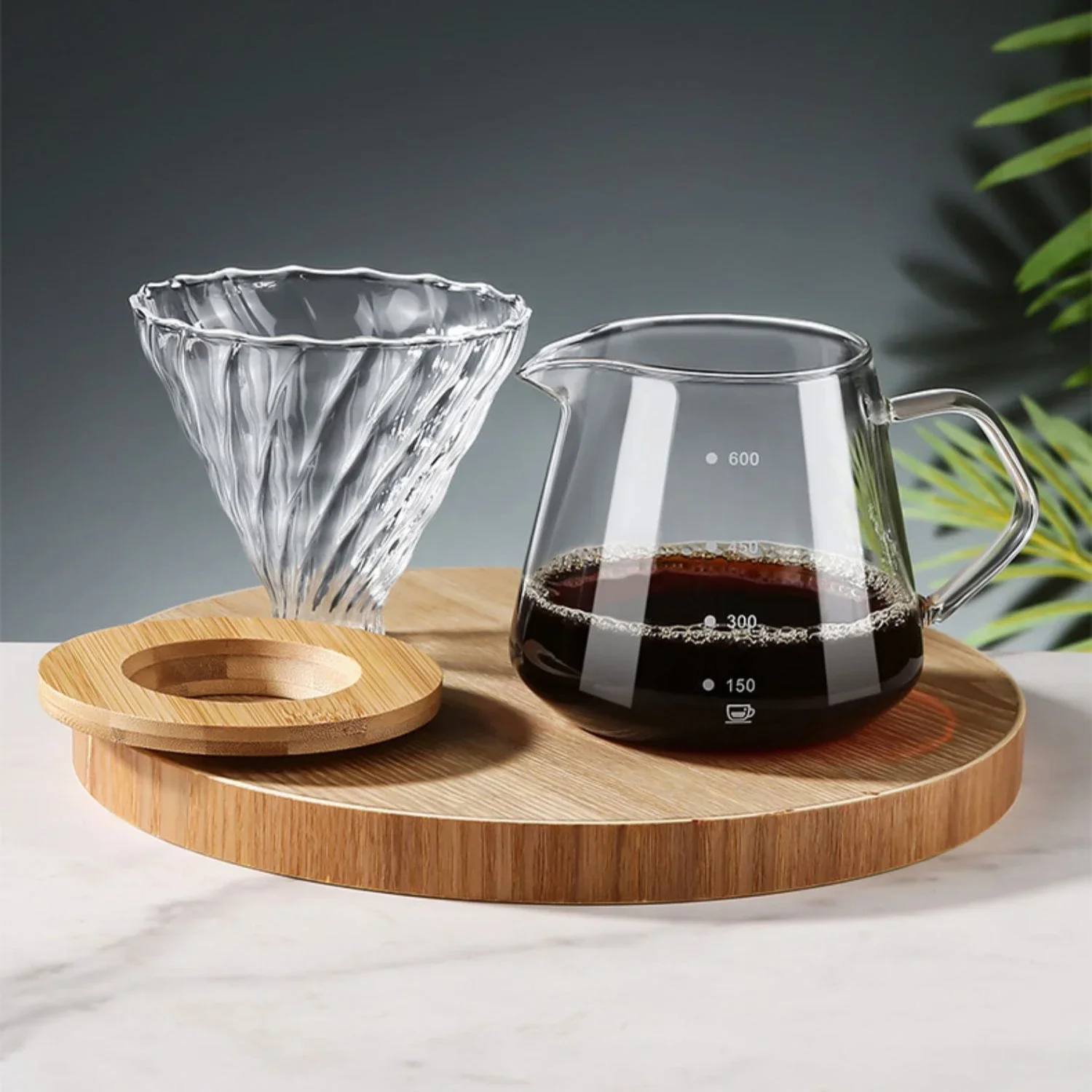 Punana 600ml ポアオーバーコーヒーメーカーセット - Coffee Equipment Pour Over のレビューと価格