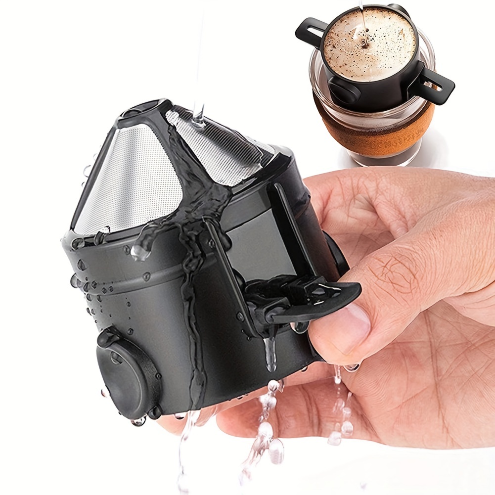 ポータブルコーヒーフィルターカップ、再利用可能なコーヒーメー - Coffee Equipment For Camping のレビューと価格