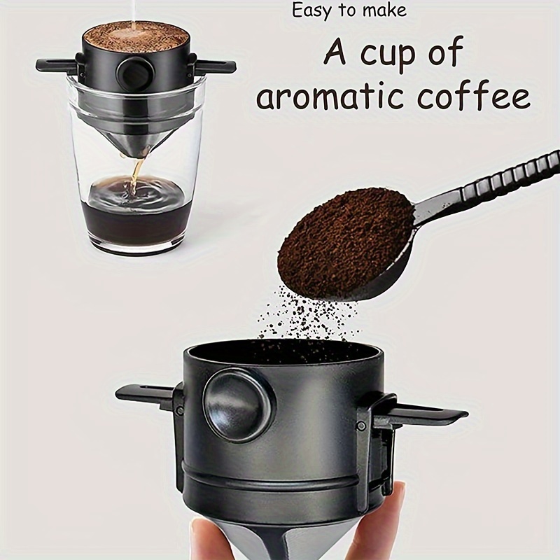 ポータブルコーヒーフィルターカップ、再利用可能なコーヒーメー - Coffee Equipment For Camping のレビューと価格